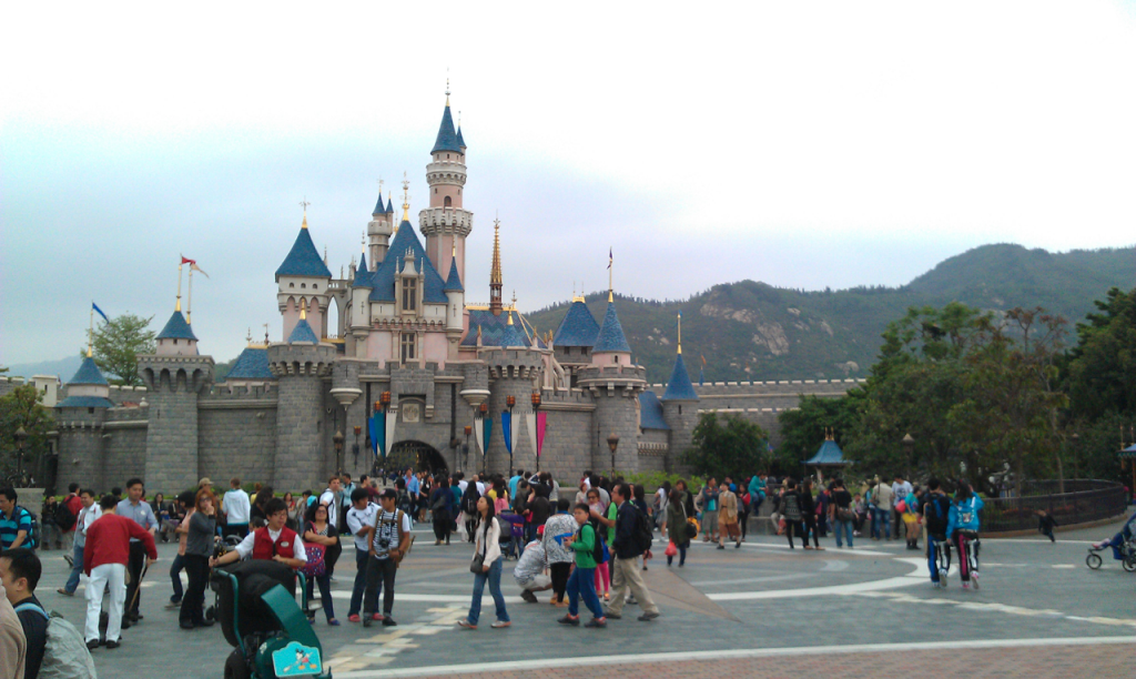 HK Disneyland Castle