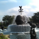 HK Disneyland Fountain