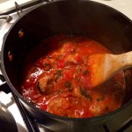 HelloFresh - Italian Spaghetti & Meatballs - Simmering