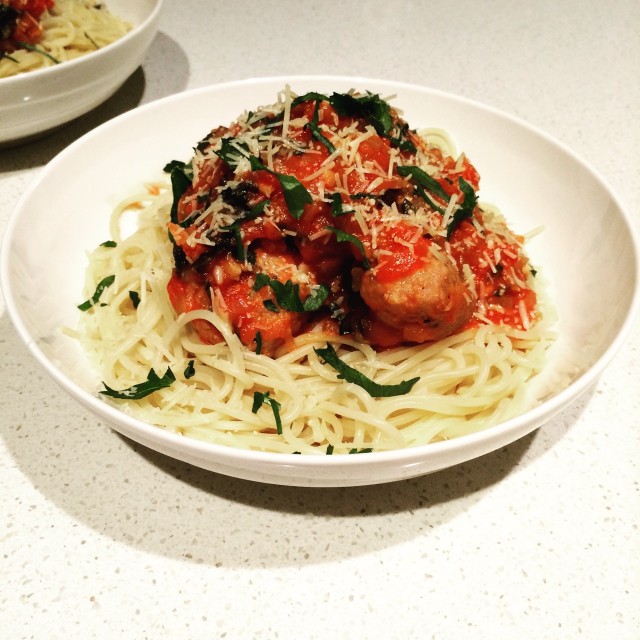 HelloFresh - Italian Spaghetti & Meatballs - Served