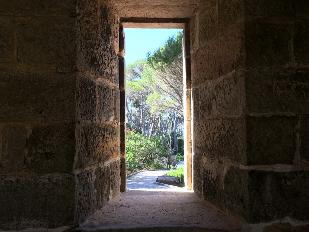 Boyd's Tower - Window to walking path